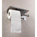 Kelica SUS 304 Stainless Steel Double Toilet Paper Roll Holder Bathroom Dual Paper Towel Dispenser Tissue Roll Hanger Wall Mount Polished Chrome - B014RPE1KS